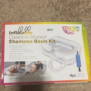 Touch Ups Inflatable Shampoo Basin Kit - White